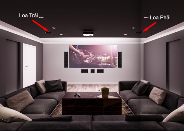 Thiết kế nội thất hiện đại với loa âm trần chìm| Audiohifi 5