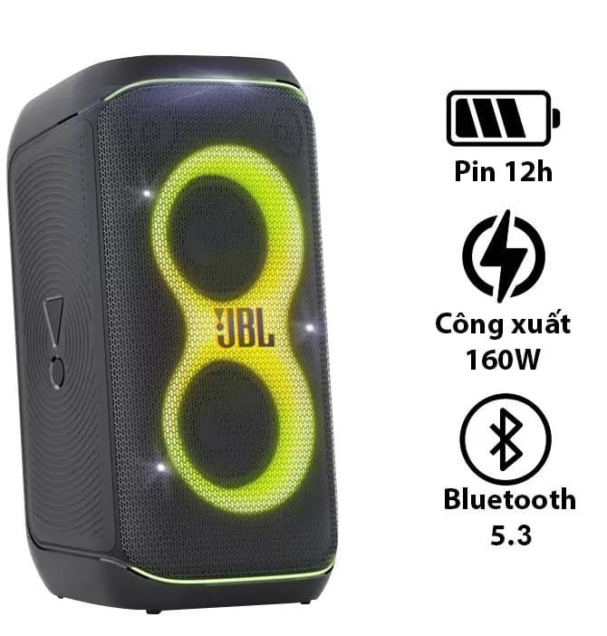 Loa JBL PartyBox Club 120 Chơi Nhạc Được Bao Lâu? 