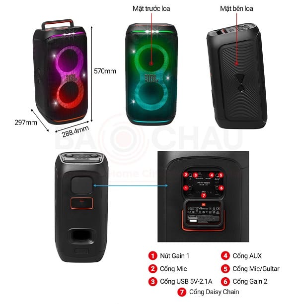 Loa JBL PartyBox Club 120 Chơi Nhạc Được Bao Lâu?